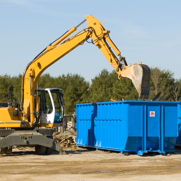 what happens if the residential dumpster is damaged or stolen during rental in Rachel WV